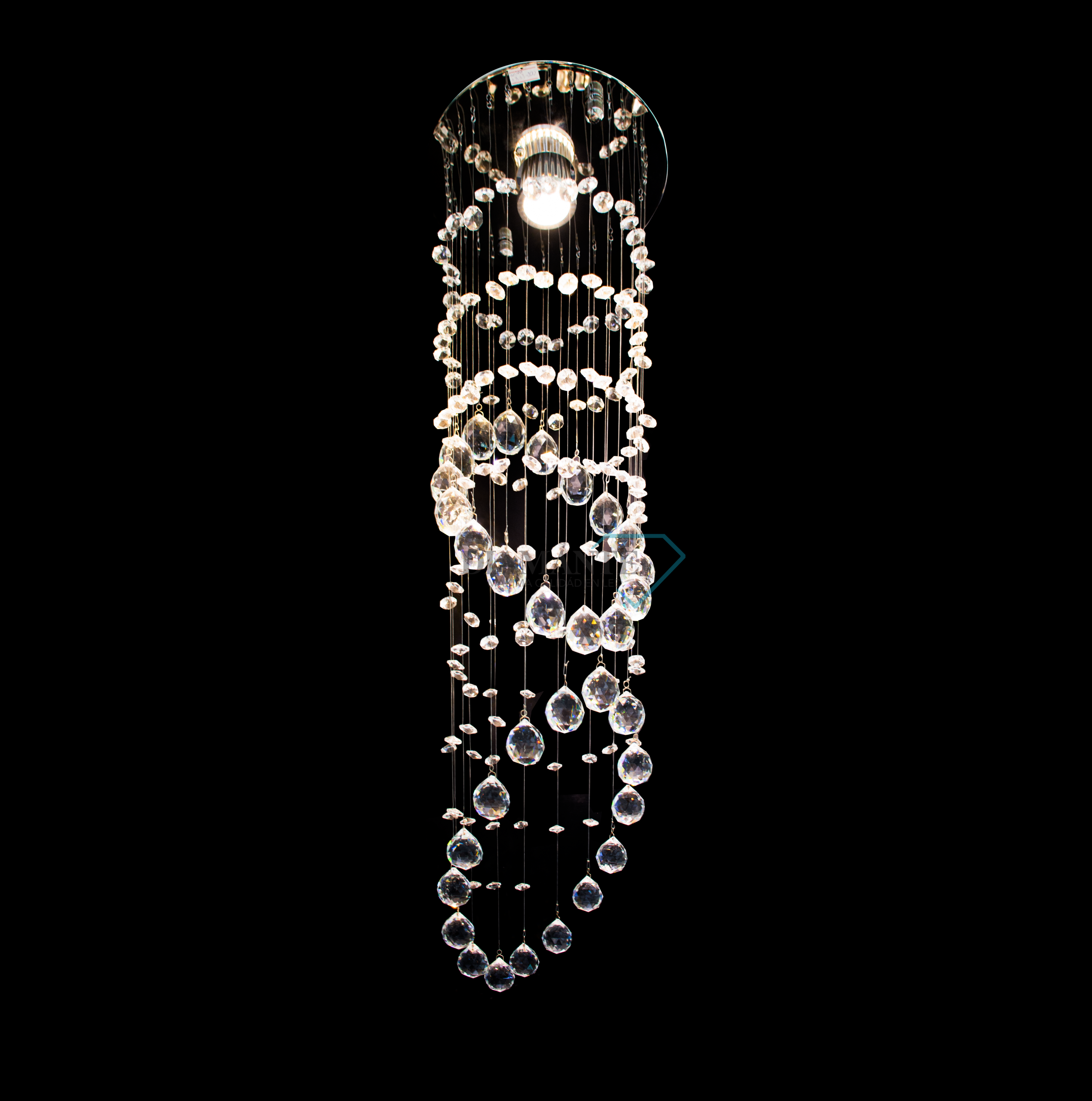 LUSTRE CASCATA DIAMANTE 2333