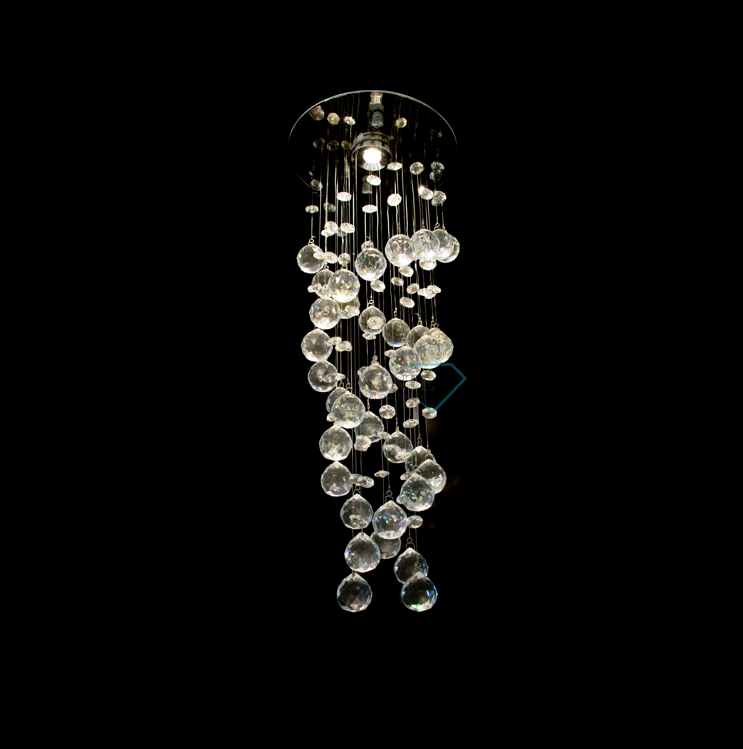 LUSTRE CASCATA DIAMANTE 6003