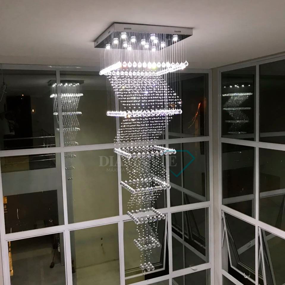 LUSTRE CASCATA DIAMANTE 56686