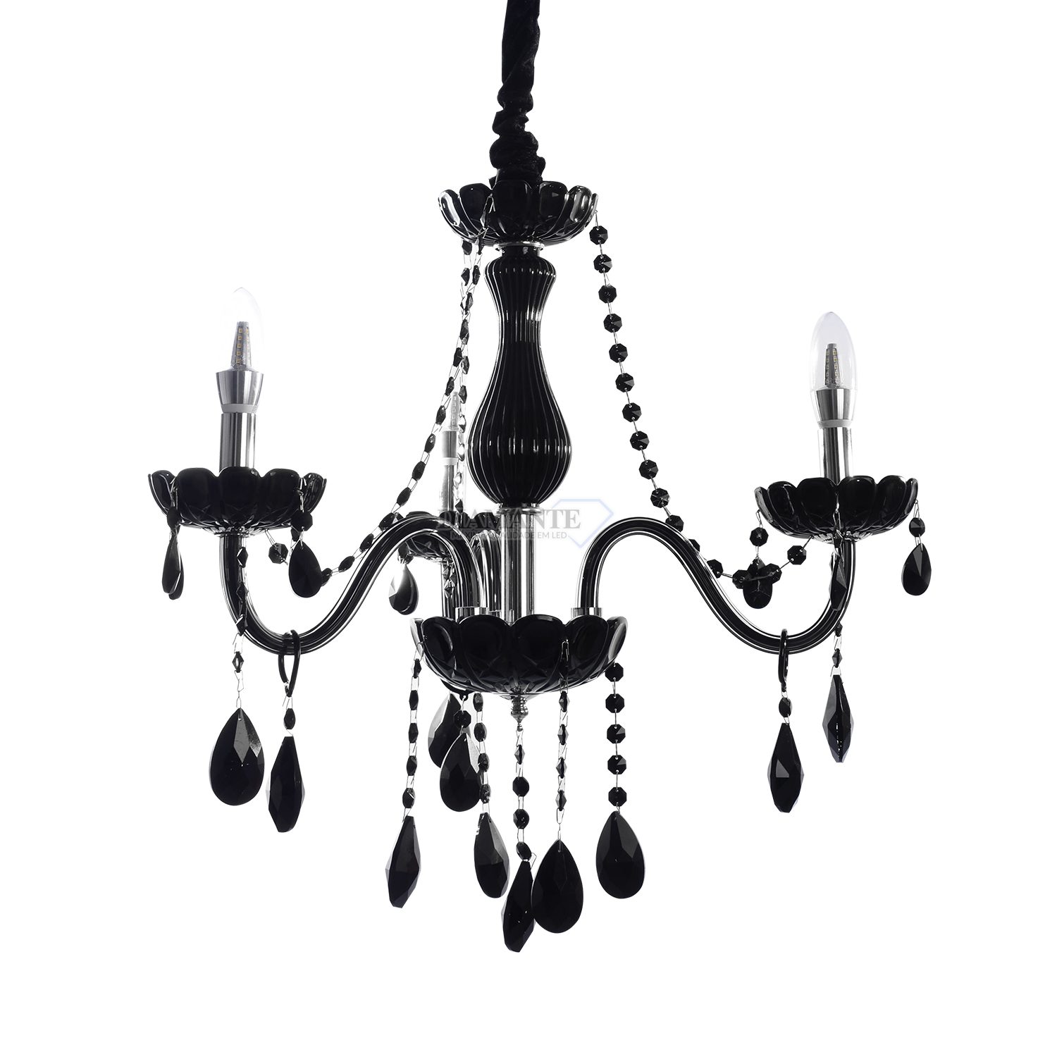 LUSTRE CANDELABRO DIAMANTE 1114-3