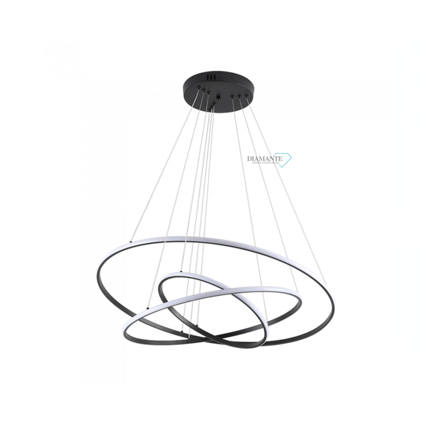 LUSTRE DIAMANTE 2308/4+6+8 BLACK