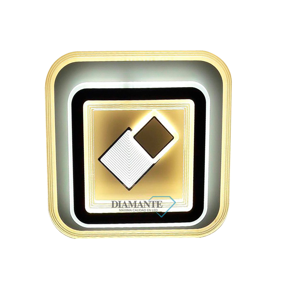 PLAFON DECORATIVO DIAMANTE 2901 WH-BLACK