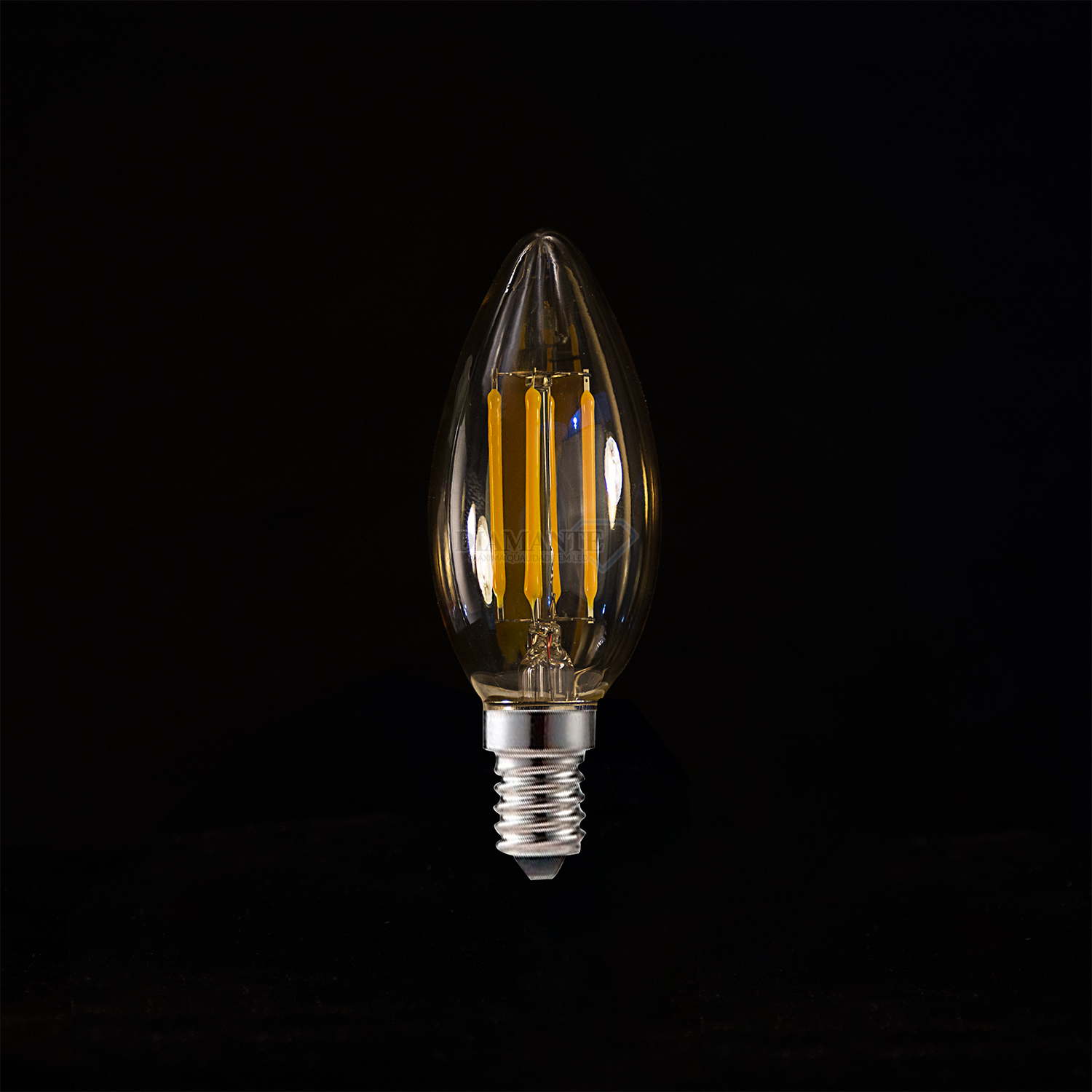 FILAMENTO DE LED DIAMANTE TIPO VELA