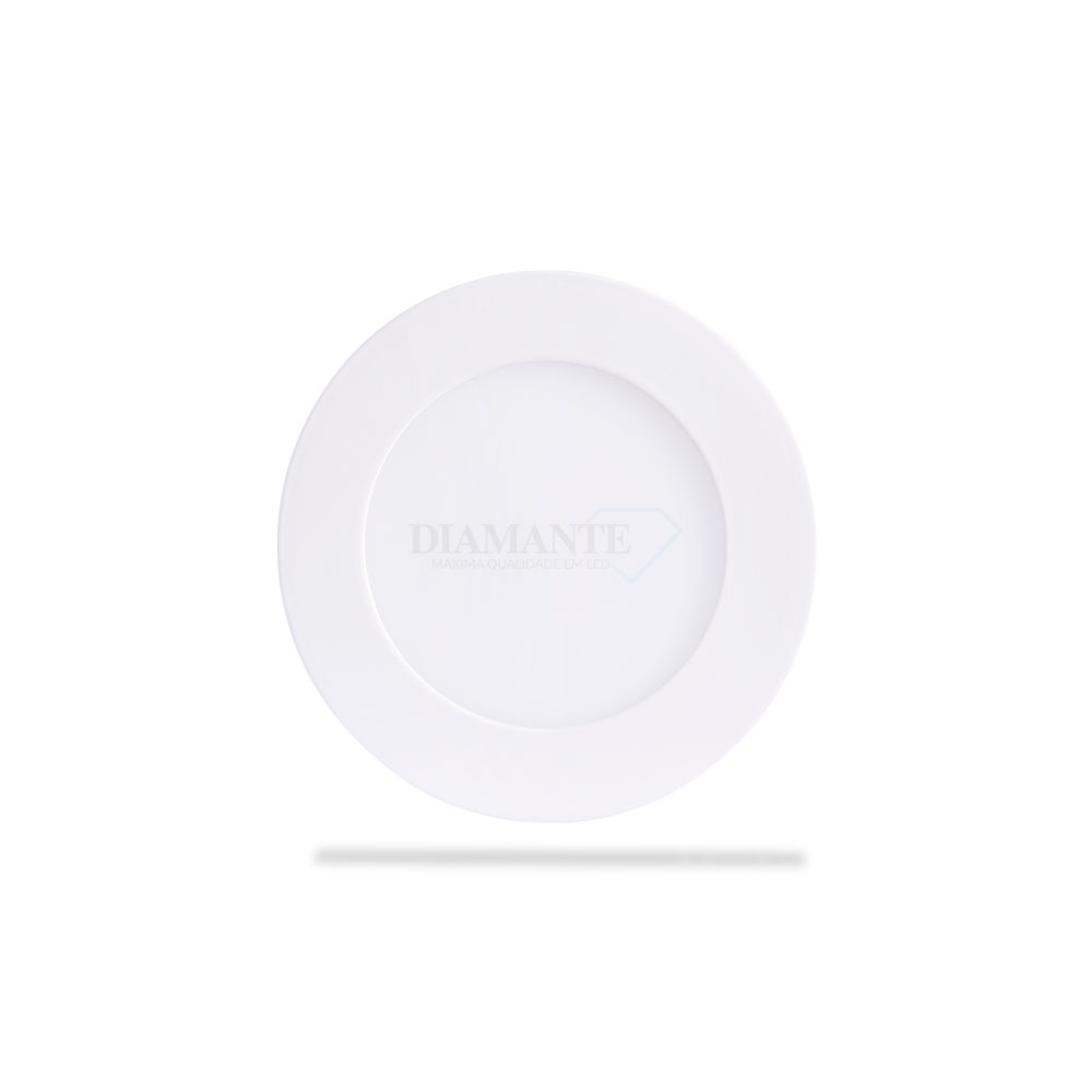 PLAFON DE LED SOBREPOR DIAMANTE - REDONDO 6W 4100K