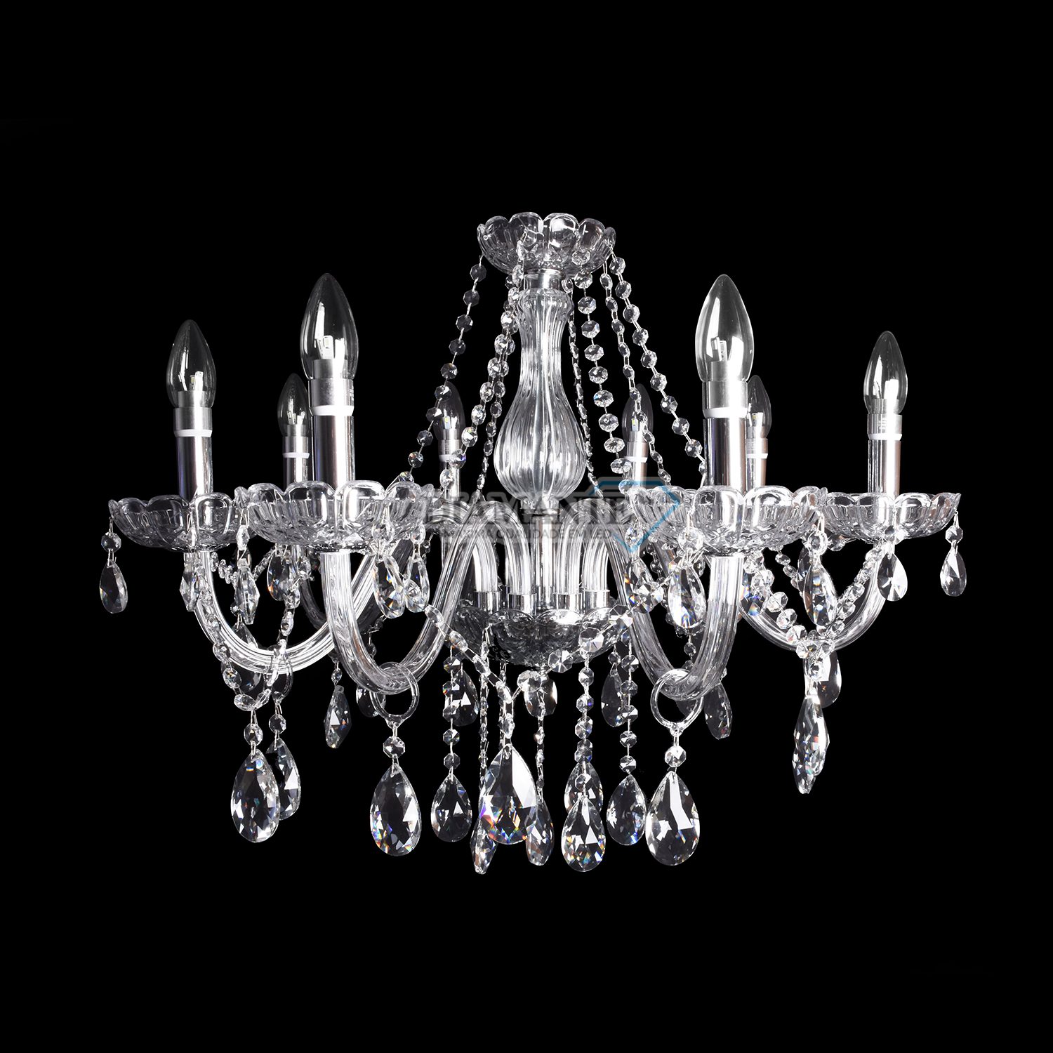 LUSTRE CANDELABRO DIAMANTE 1111-8