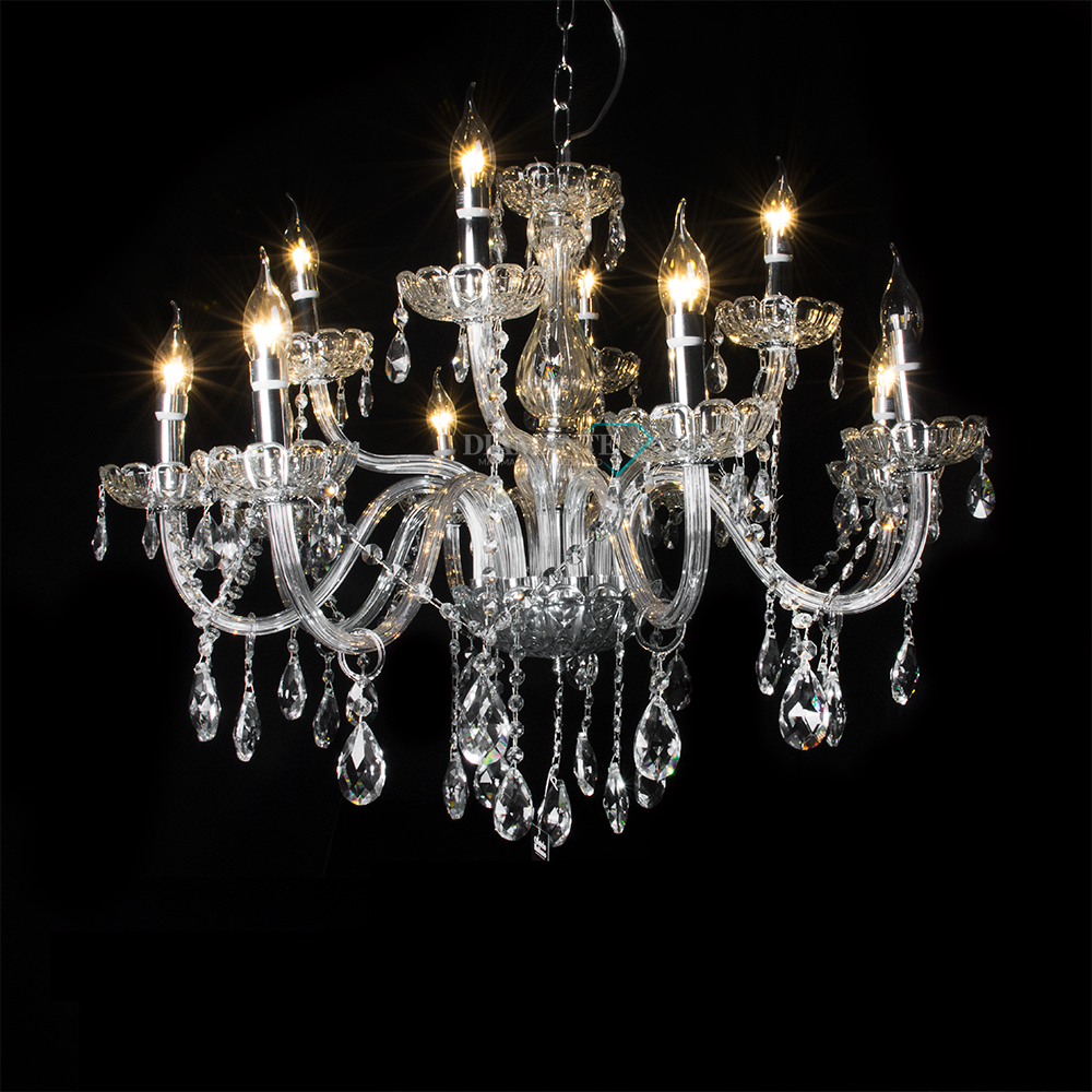 LUSTRE CANDELABRO DIAMANTE 1111-12