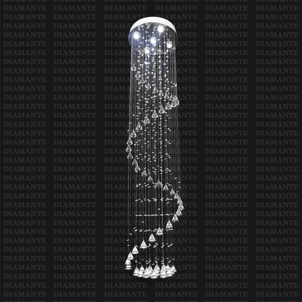 LUSTRE CASCATA DIAMANTE 8809