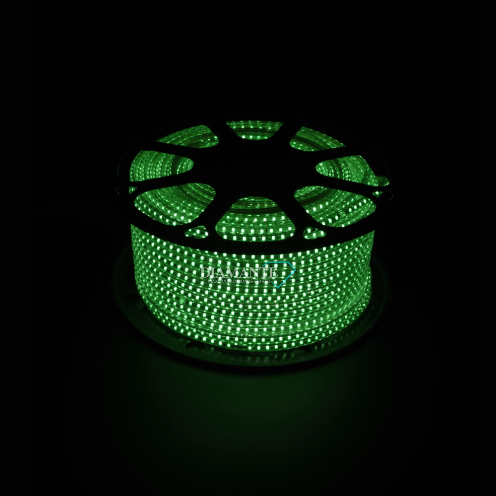 MANGUEIRA DE LED 3030 VERDE 110V