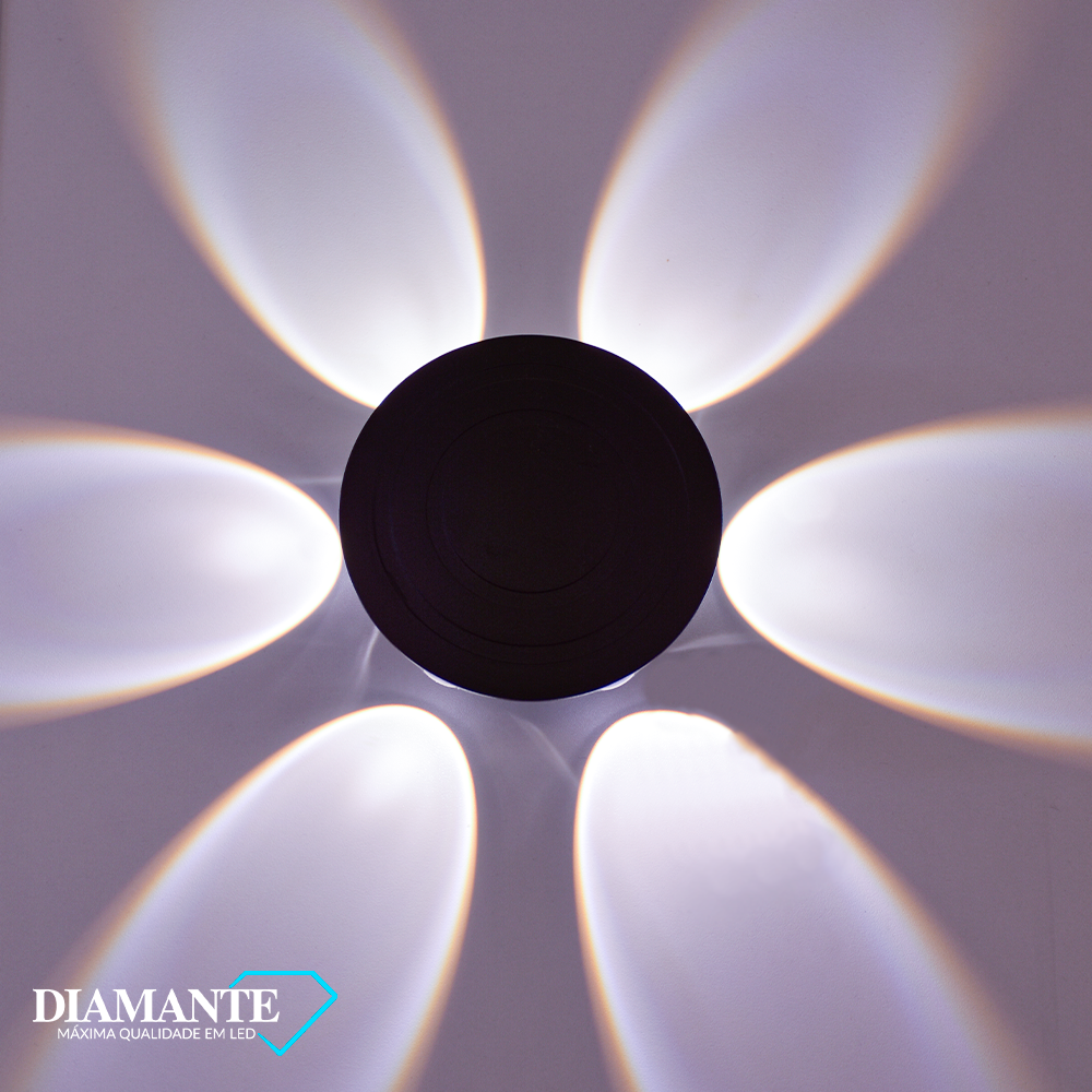 ARANDELA SOLAR DIAMANTE
