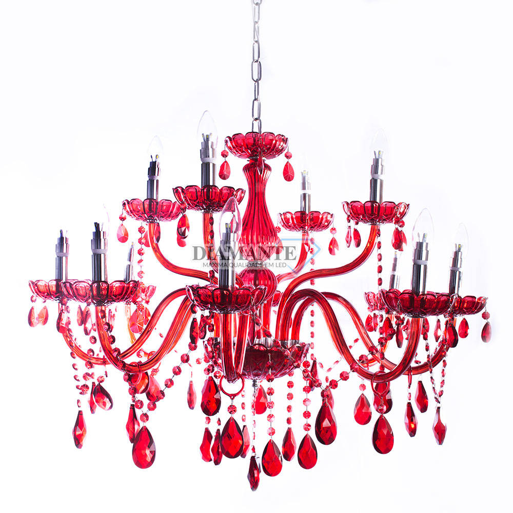 LUSTRE CANDELABRO DIAMANTE 1113-12