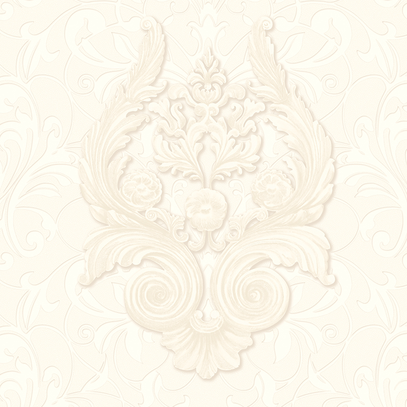 PAPEL DE PAREDE CLEAN ARABESBO FLORAL MARROM