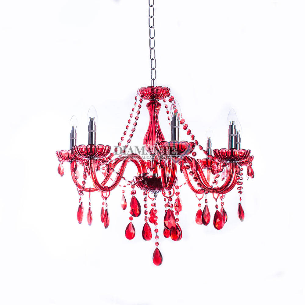 LUSTRE CANDELABRO DIAMANTE 1113-8