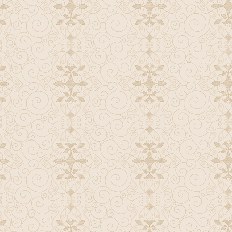 PAPEL DE PAREDE ARABESCO MARRON CASTELO
